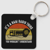 Es ist ein Ham-Radio-Ding - man würde es nicht ver Schlüsselanhänger (Rückseite)