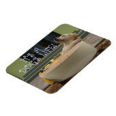 Es ist ein Hundelebensmagnet Magnet (Linke Seite)