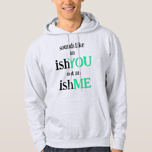 Es ist ein IchBIN'S Hoodie (Vorderseite)
