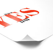 Es ist ein JA-Tag Fotodruck (Ecke)