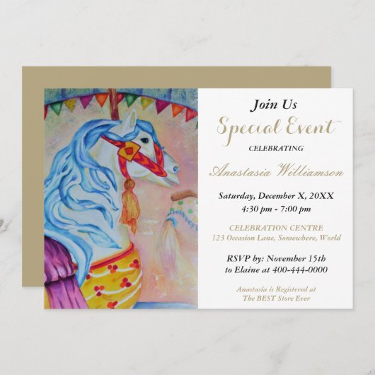 ES IST EIN JUGENDLICHES PARTY EINLADUNG (Vorne/Hinten)