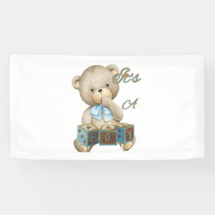 Es ist ein Junge 1.6x3 Vinyl Banner