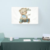 Es ist ein Junge 2,5 x 4 Vinyl Banner (Messe)