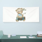 Es ist ein Junge 2,5 x 6 Vinyl Banner (Messe)