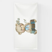 Es ist ein Junge 4x8 Vinyl Banner (Vertikal)