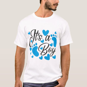Es ist ein Junge! Ankündigung der Babyparty Süße T-Shirt