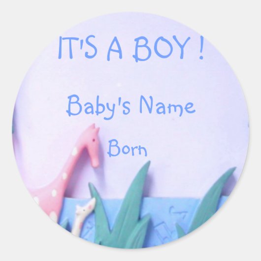 ES IST EIN JUNGE Aufkleber (Vorderseite)