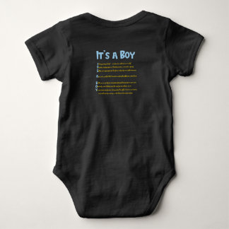 "Es ist ein Junge" Baby-Body Baby Strampler