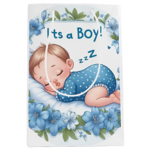 Es ist ein Junge-Baby-Party Mittlere Geschenktüte