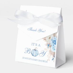 Es ist ein Junge Baby Shower Kürbis Geschenkschachtel