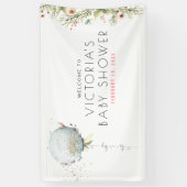 Es ist ein Junge | Babydusche Begrüßungsbanner Banner (Vertikal)