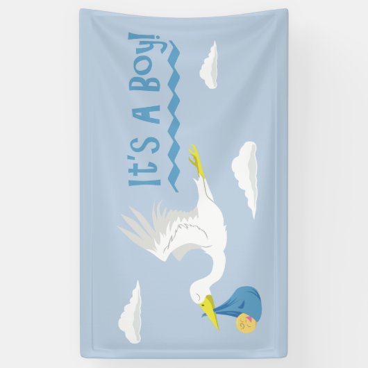 Es ist ein Junge! Banner (Vertikal)