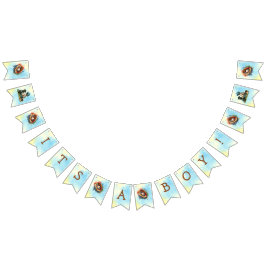 Es ist ein Junge | Baseball Baby-Dusche Wimpelkette