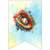 Es ist ein Junge | Baseball Baby-Dusche Wimpelkette (Erste Fahne)