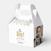 Es ist ein Junge! Blue Baby Shower - Niedlich & Sw Geschenkschachtel (Vorderseite)