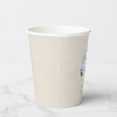 Es ist ein Junge Blue Boho Wasserfarbe Retro Auto Pappbecher (Rechts)