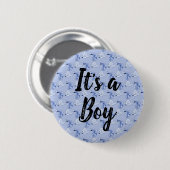 Es ist ein Junge Button (Vorne & Hinten)