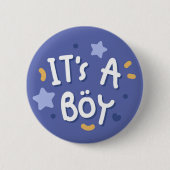 Es ist ein Junge Button (Vorderseite)