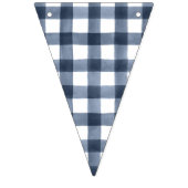 Es ist ein Junge | Country Gingham Baby Dusche Wimpelkette (Dritte Fahne)