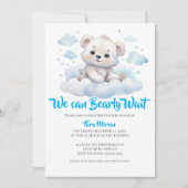 Es ist ein Junge, der frühzeitig auf die Waldbären Einladung (Vorderseite)