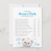 Es ist ein Junge, der frühzeitig auf die Waldbären Einladung (Vorderseite)