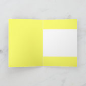 Es ist ein Junge, der sich eine Panda-Bärenkuppe a Karte (Innenseite)