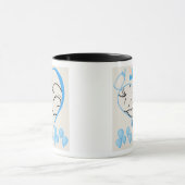 „Es ist ein Junge“-Design zur Feier der Ankunft Tasse (Zentrum)