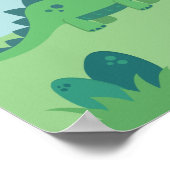 Es ist ein Junge-Dinosauriermami und ein Jungenpos Poster (Ecke)