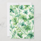 Es ist ein Junge Dschungelsafari Tiere Baby Boy Du Einladung (Rückseite)