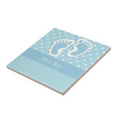 Es ist ein Junge Fliese (Seite)