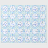 "Es ist ein Junge! "Geschenk-Packpapier Geschenkpapier (Flach)