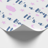 Es ist ein Junge! Geschenkpapier (Ecke)