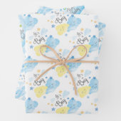 Es ist ein Junge Geschenkpapier Set (Beispiel)