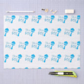 Es ist ein Junge Geschlecht zeigen Baby Dusche Blu Seidenpapier (Handwerk)