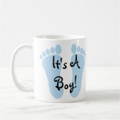 Es ist ein Junge Kaffeetasse (Links)