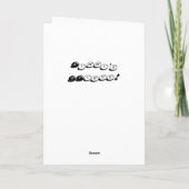 "Es ist ein Junge!" Karte (Rückseite)