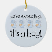 Es ist ein Junge Keramik Ornament (Vorne)