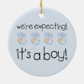 Es ist ein Junge Keramik Ornament (Hinten)