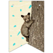 Es ist ein Junge Kleine Aquamarin und Tan Baby Dus Wimpelkette (Zweite Fahne)