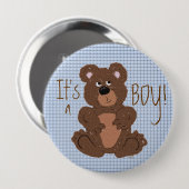 Es ist ein Junge Knopf Button (Vorne & Hinten)