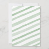 Es ist ein Junge Kürbis Baby Dusche Aquarell Einladung (Rückseite)