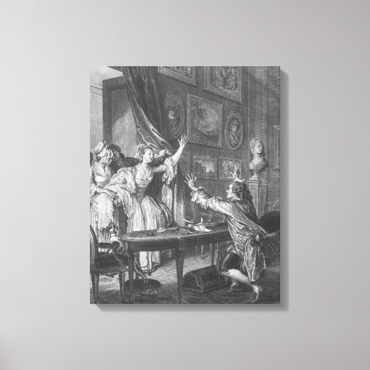 Es ist ein Junge Leinwanddruck (Vorderseite)