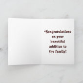 Es ist ein Junge Llama! Karte (Innenseite)