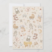 Es ist ein Junge | Moderne Boho Baby Boy Kleidung Einladung (Rückseite)