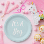 Es ist ein Junge Pappteller (Party)