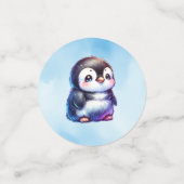 Es ist ein Junge | Polar Arctic Winter Baby Show Konfetti (Klein Vorderseite)