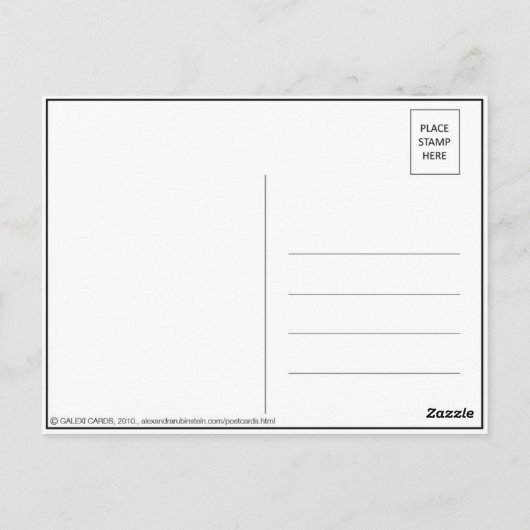 ES IST EIN JUNGE POSTKARTE (Rückseite)