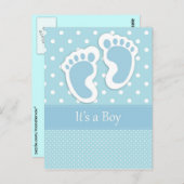 Es ist ein Junge Postkarte (Vorne/Hinten)