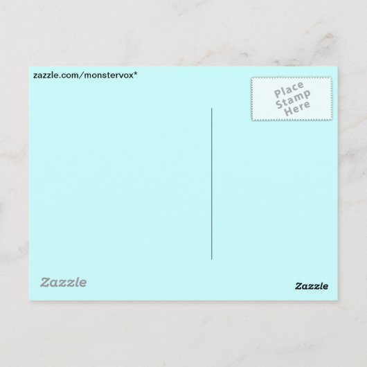 Es ist ein Junge Postkarte (Rückseite)