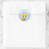 Es ist ein Junge Runder Aufkleber (Tasche)
